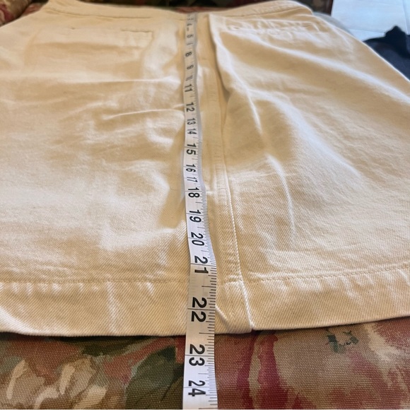 J Crew Cream A-line Denim Skirt NWT - Picture 5 of 6